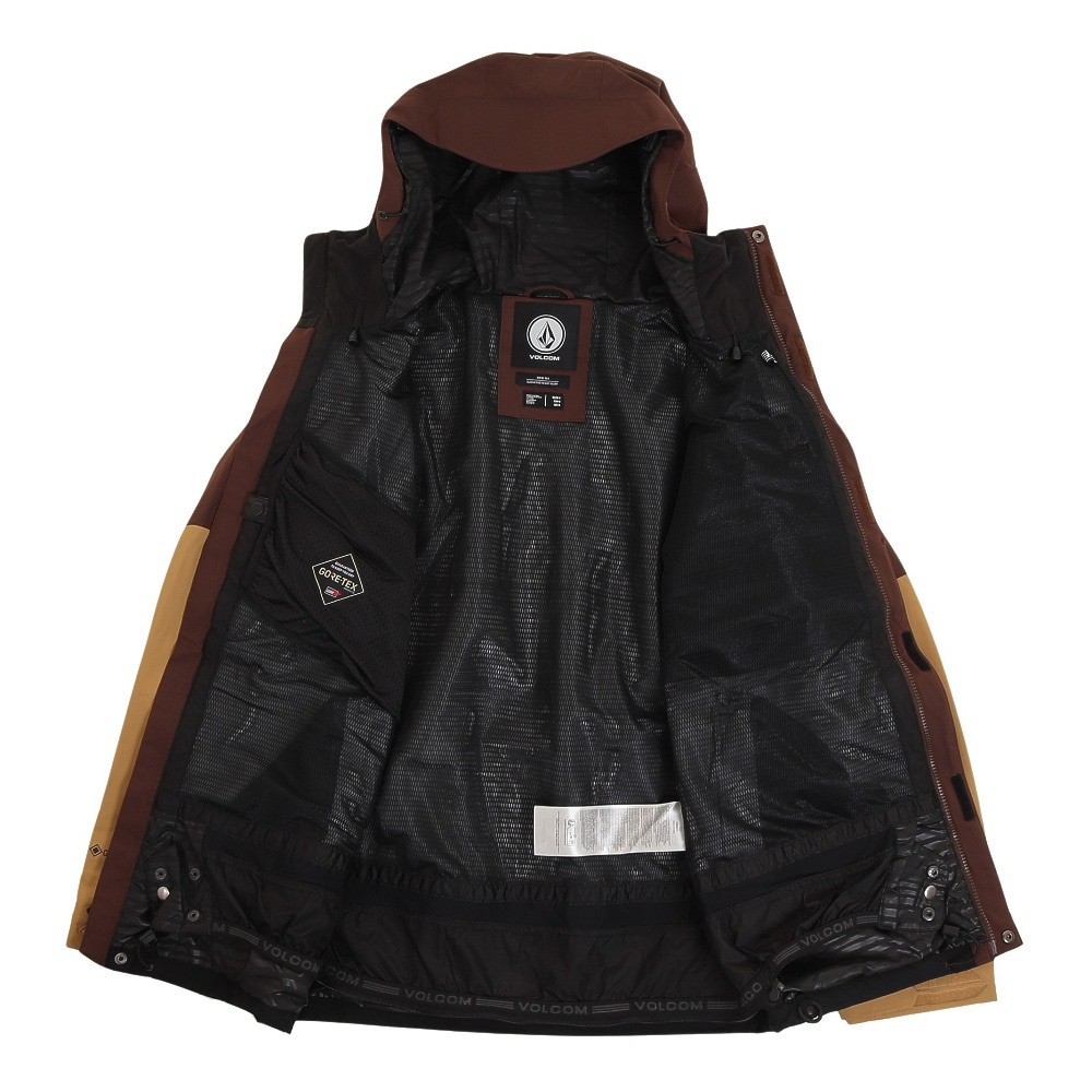 ボルコム（Volcom）（メンズ）スノーボード ウェア ジャケット ゴアテックス MENS L GORE-TEX JACKET 24G0652406 BRN