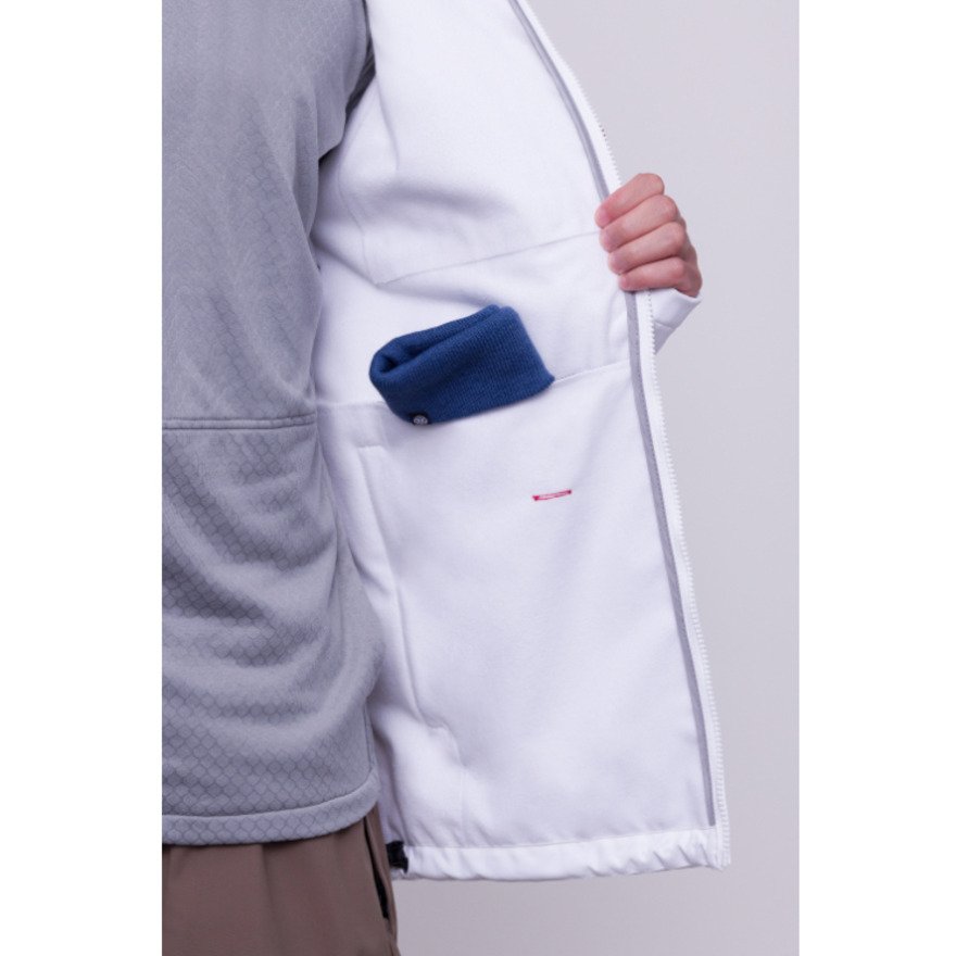 シックスエイトシックス（686）（メンズ）スノーボード ウェア フーディー 撥水パーカー WATERPROOF ZIP HOODY M3WNCS104-WHT