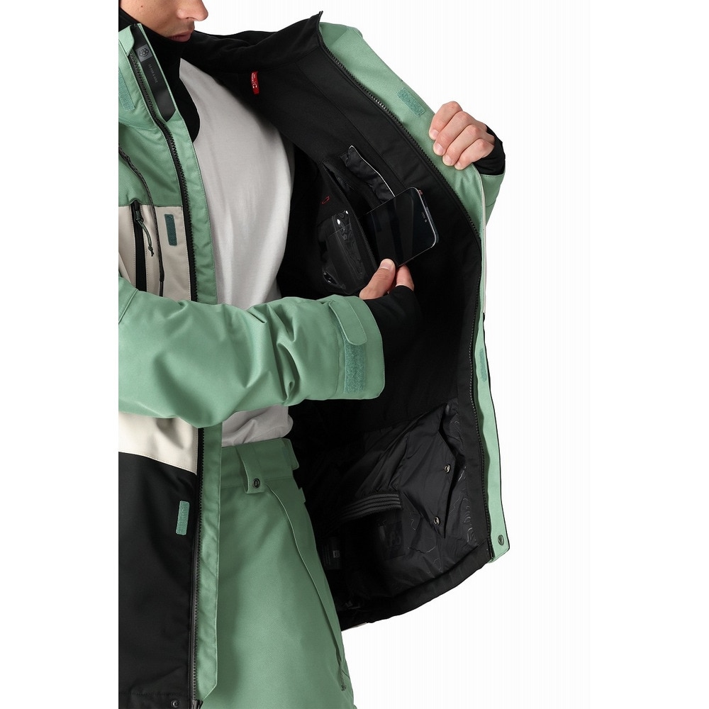 686（686）（メンズ）GEO インシュレーテッド ジャケット M2W115-CYPRESS LIME CB