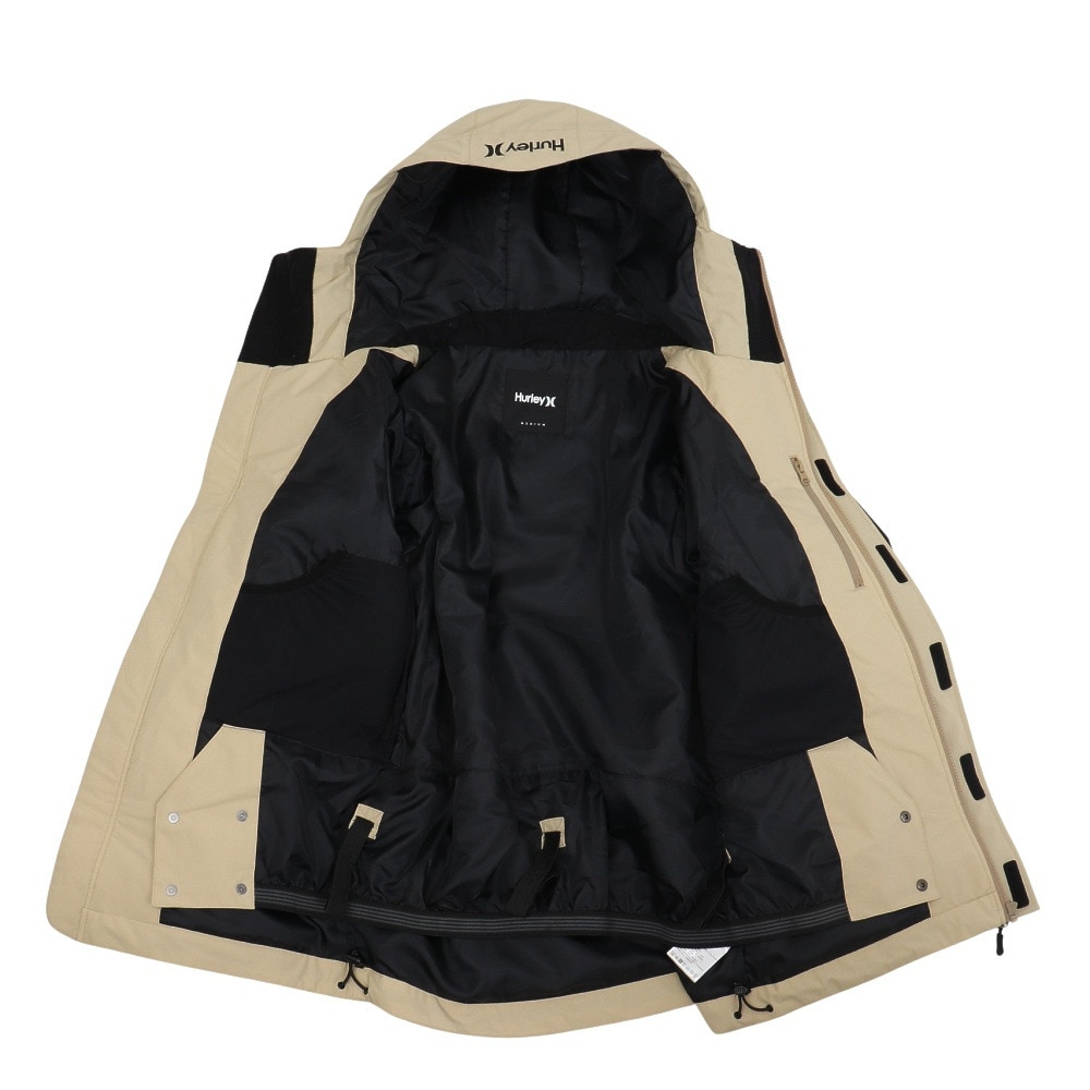 ハーレー（HURLEY）（メンズ）リップストップ スノー ジャケット MSJK242001-BKBG