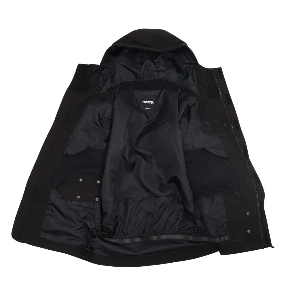 ハーレー（HURLEY）（メンズ）リップストップ スノー ジャケット MSJK242001-BKBK