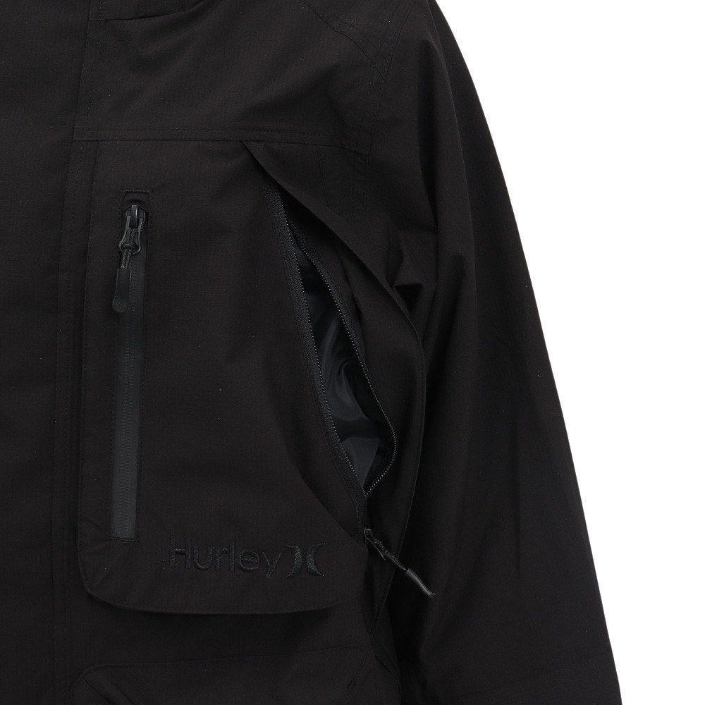 ハーレー（HURLEY）（メンズ）リップストップ スノー ジャケット MSJK242001-BKBK