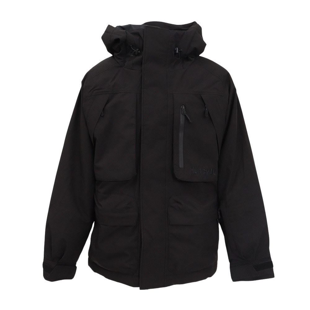 ハーレー（HURLEY）（メンズ）リップストップ スノー ジャケット MSJK242001-BKBK