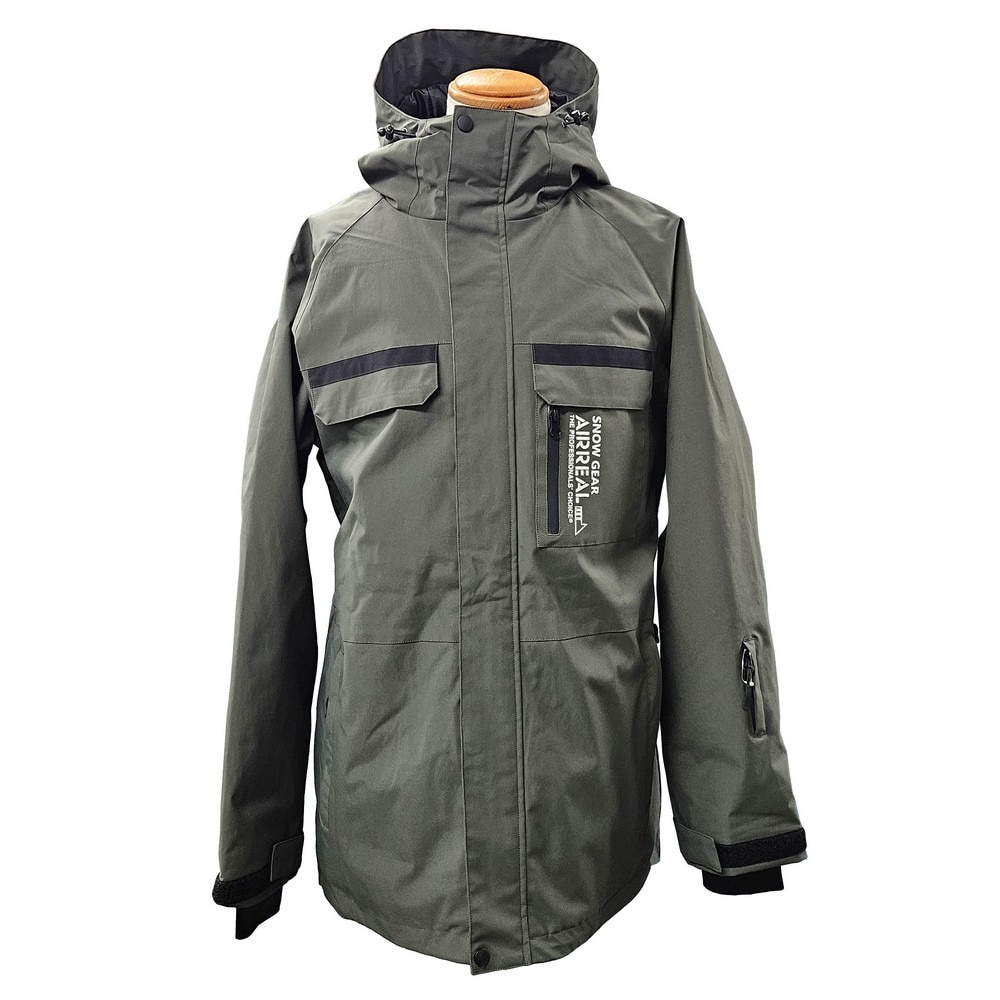エアリアル(AIRREAL)ボードジャケット ARJK-9551-BLK(Men’s) エアリアル（AIRREAL）（メンズ）ボードジャケット ARJK-9551-KHK