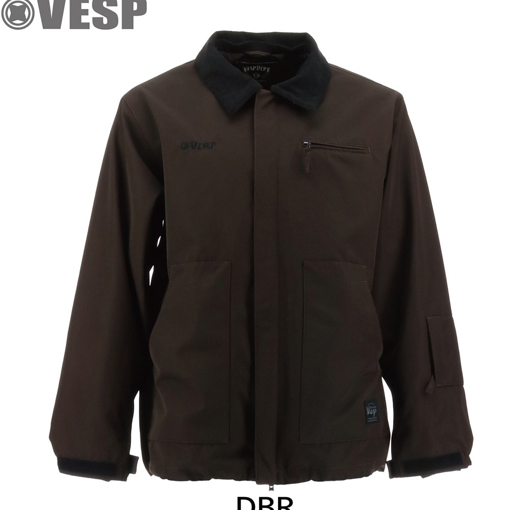 ベスプ（VESP）（メンズ、レディース）2wayワークジャケット VPMJ1065DBR