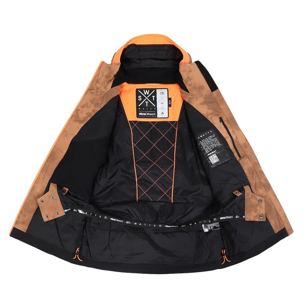 ワッツ（WATTS）（メンズ）ボードウェア ストレッチ ジャケット TMP 1X-TEMPER BRN