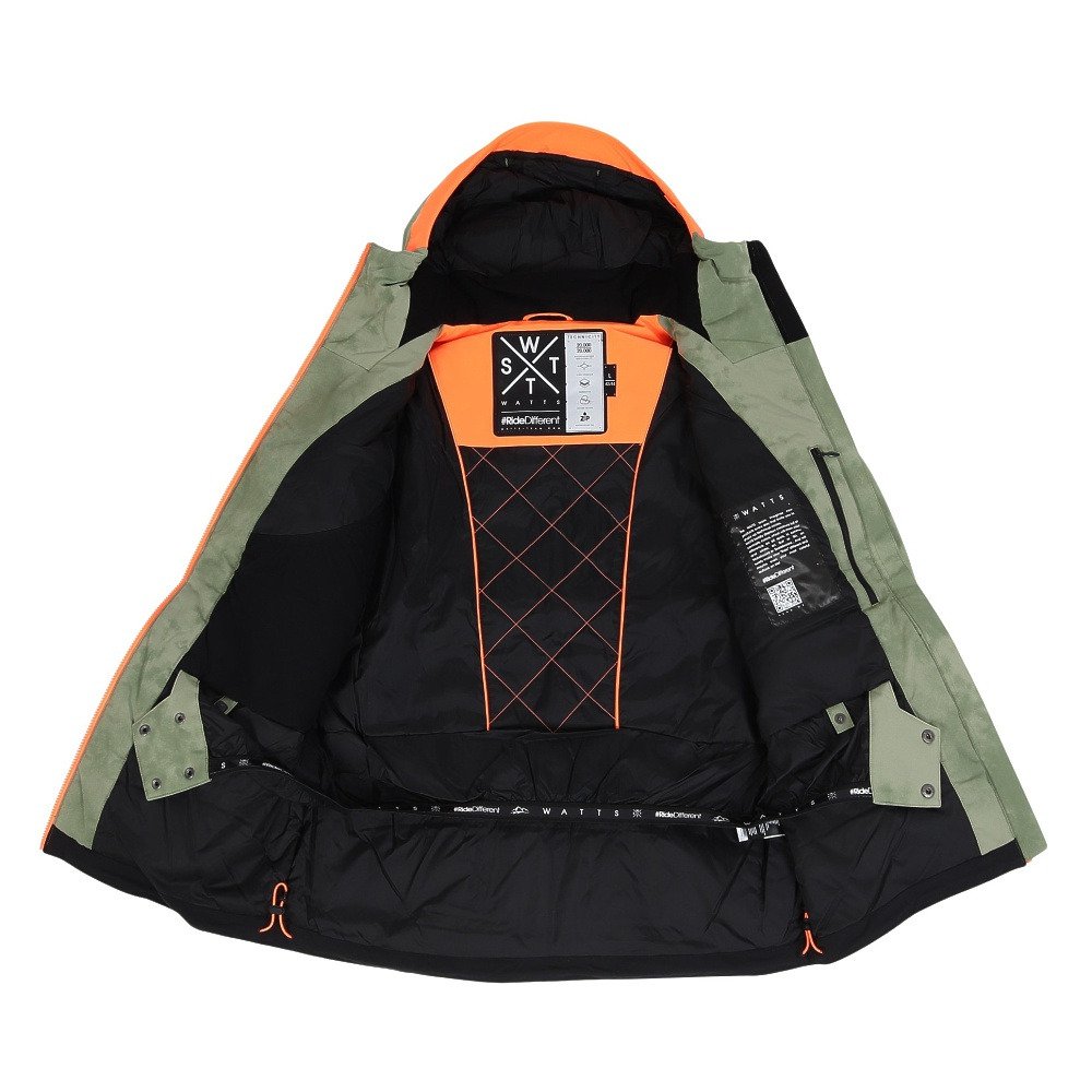 ワッツ（WATTS）（メンズ）ボードウェア ストレッチ ジャケット TMP 1X-TEMPER OLIVE