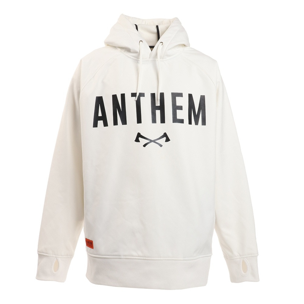 アンセムANTHEM スノーボードウェア パーカー プルオーバー ロゴ裏起毛 22-23 ANTHEM アンセム SHOULDER PATCH HOODIE フーディ
