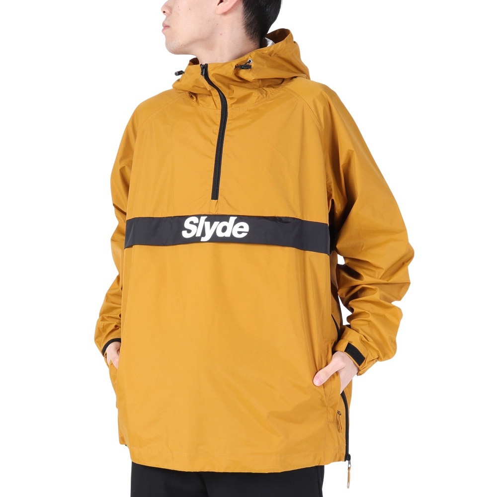 スライド（SLYDE）（メンズ）スノーボード ボードウェア ジャケット ANORAK RAGLAN ジャケット sl2021snow001 BEG マスタード