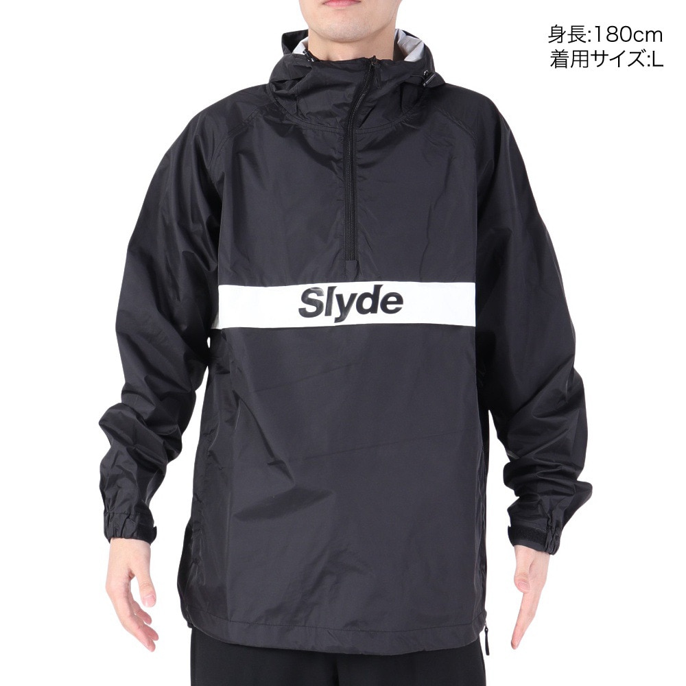 スライド（SLYDE）（メンズ）スノーボード ボードウェア ジャケット ANORAK RAGLAN JACKET sl2021snow001 BLK ブラック