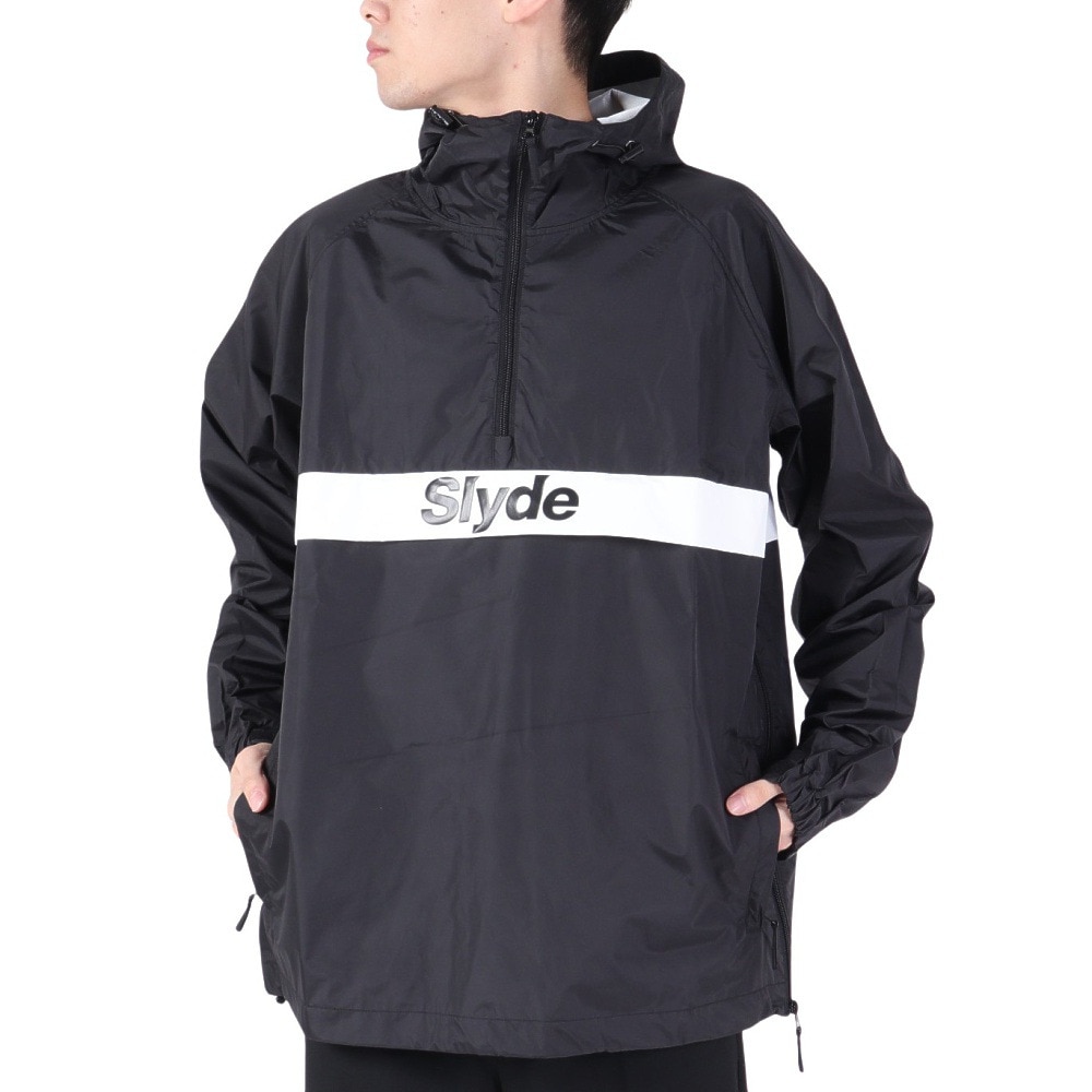 スライド（SLYDE）（メンズ）スノーボード ボードウェア ジャケット ANORAK RAGLAN JACKET sl2021snow001 BLK ブラック