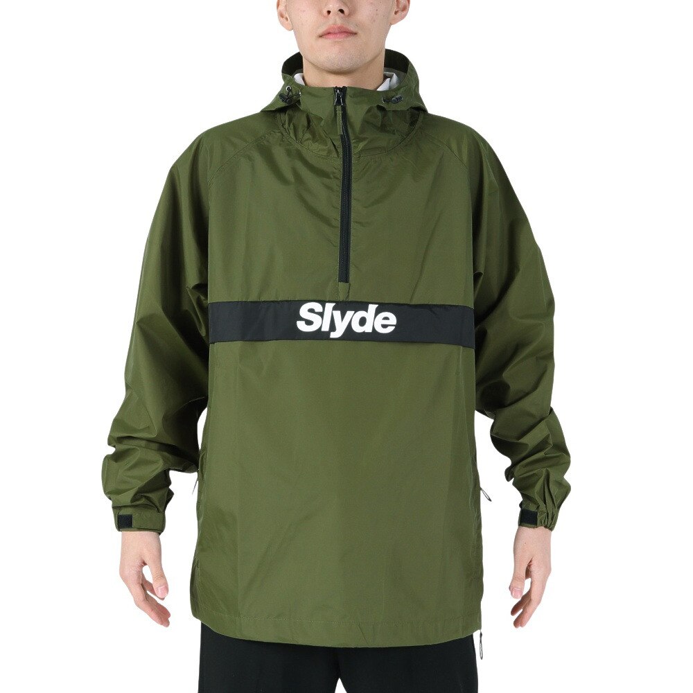 スライド（SLYDE）（メンズ）スノーボード ボードウェア ジャケット ANORAK RAGLAN ジャケット sl2021snow001 OLV オリーブ