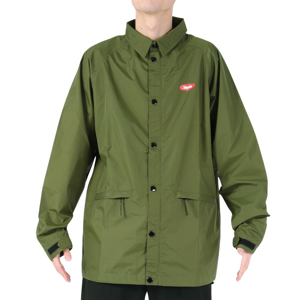 スライド（SLYDE）（メンズ）スノーボード ボードウェア ジャケット COACH ジャケット sl2021snow002 OLV オリーブ