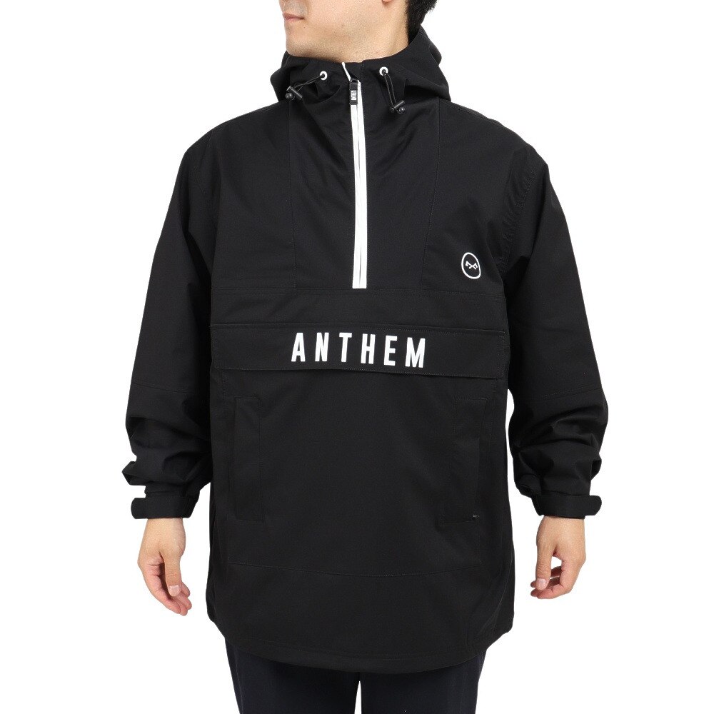 ANTHEM（メンズ）22-23 スノーボード ボードウェア ジャケット エヌエックス アノラック ANSMX0101 ブラック