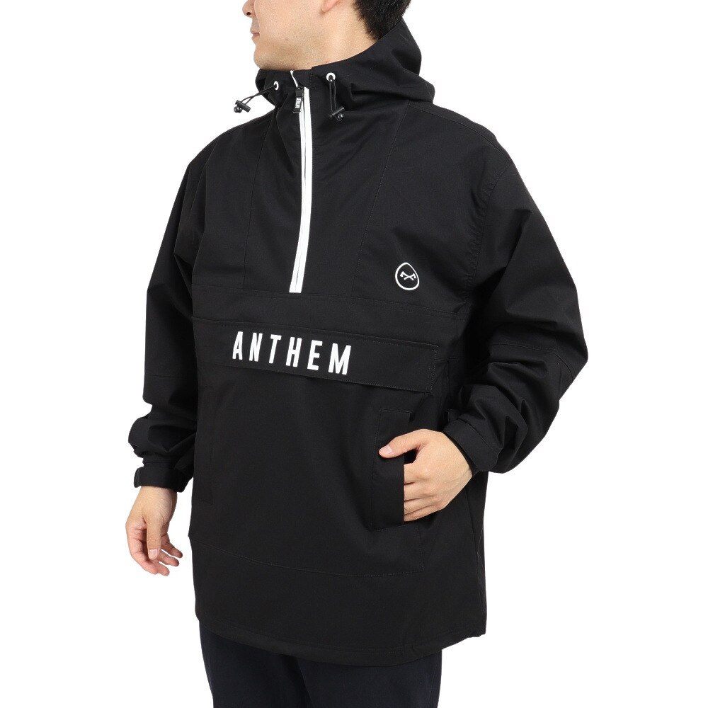 ANTHEM（メンズ）22-23 スノーボード ボードウェア ジャケット エヌエックス アノラック ANSMX0101 ブラック
