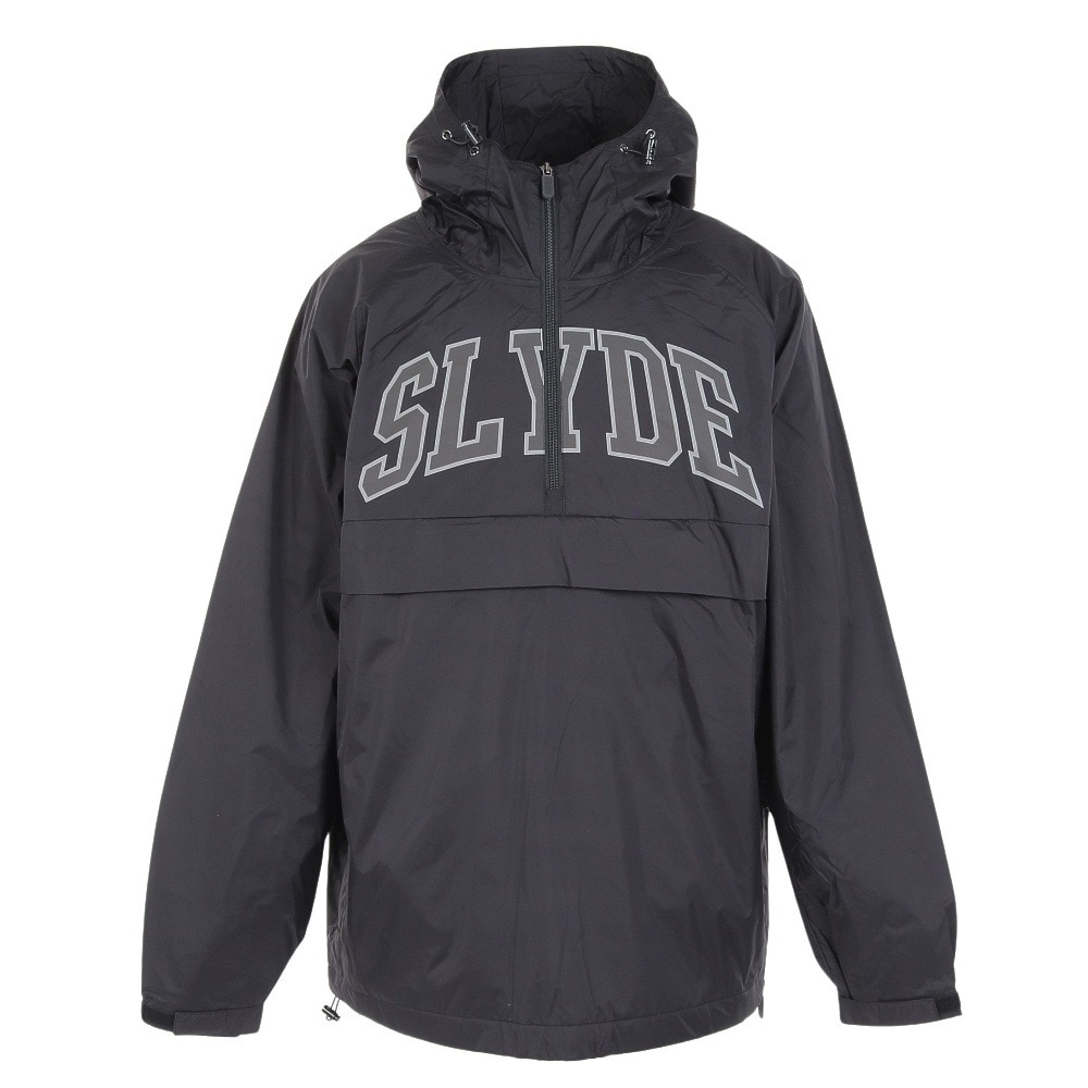 スライド（SLYDE）（メンズ）スノーボード ウェア ジャケット ANORAK JACKET 22SNSLY001-BLK