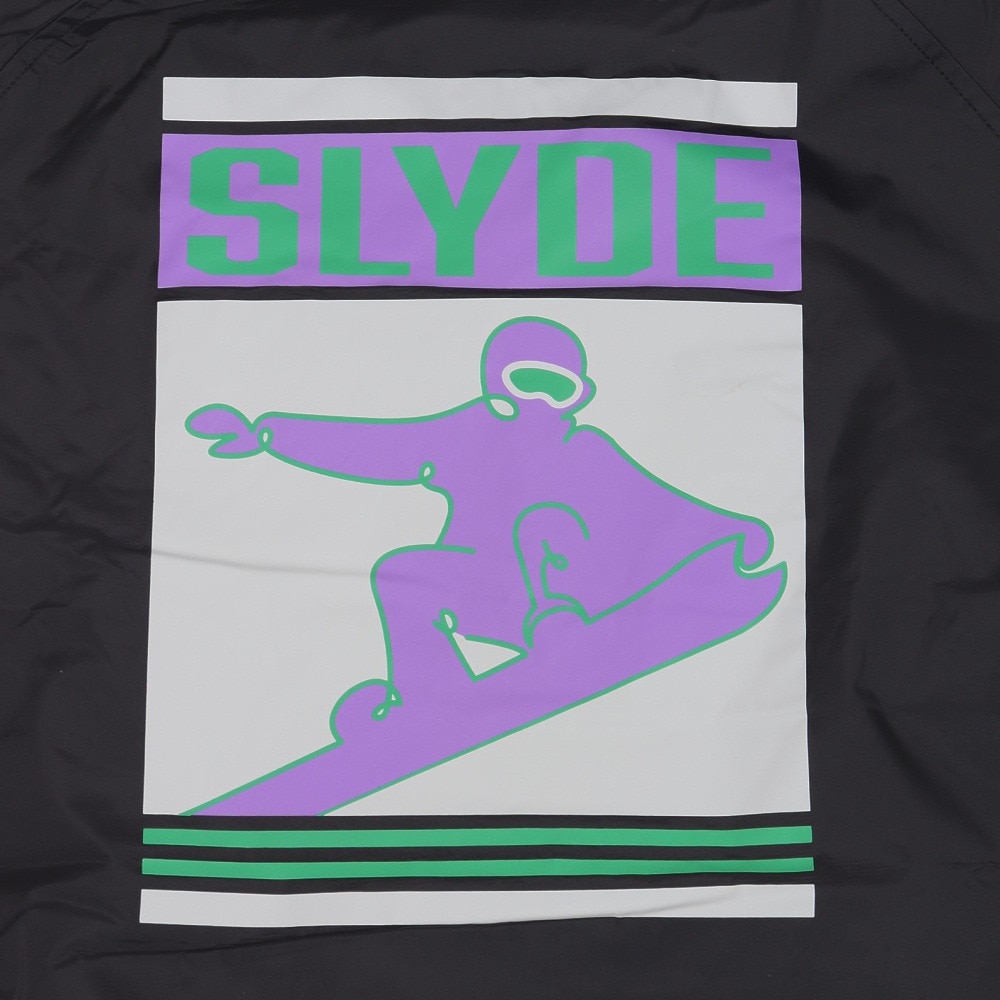 スライド（SLYDE）（メンズ）スノーボード ウェア ジャケット ANORAK JACKET 22SNSLY002-BLK