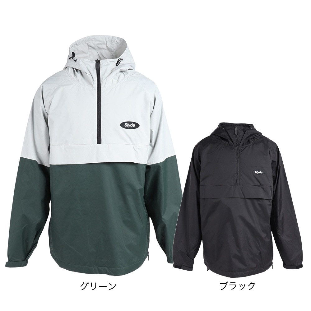 スライド（SLYDE）（メンズ）スノーボード ウェア ジャケット ANORAK JACKET 22SNSLY002-GRN