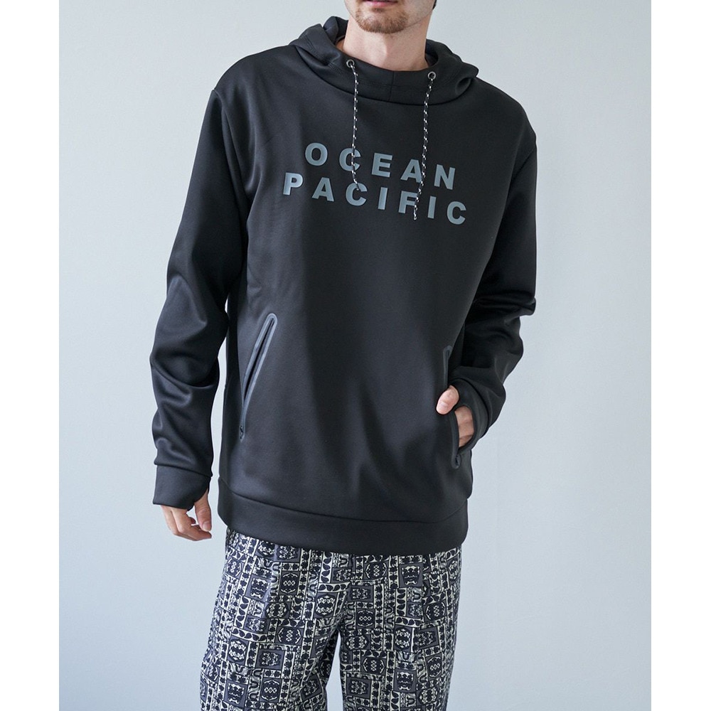 オーシャンパシフィック（Ocean Pacific）（メンズ、レディース）ユニセックス 撥水パーカー 541002 BLK