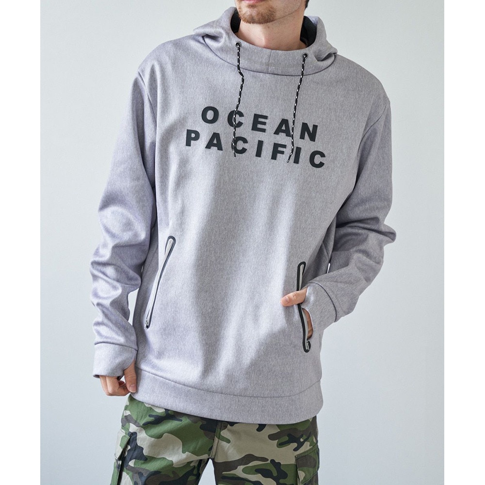 オーシャンパシフィック（Ocean Pacific）（メンズ、レディース）ユニセックス 撥水パーカー 541002 GRY