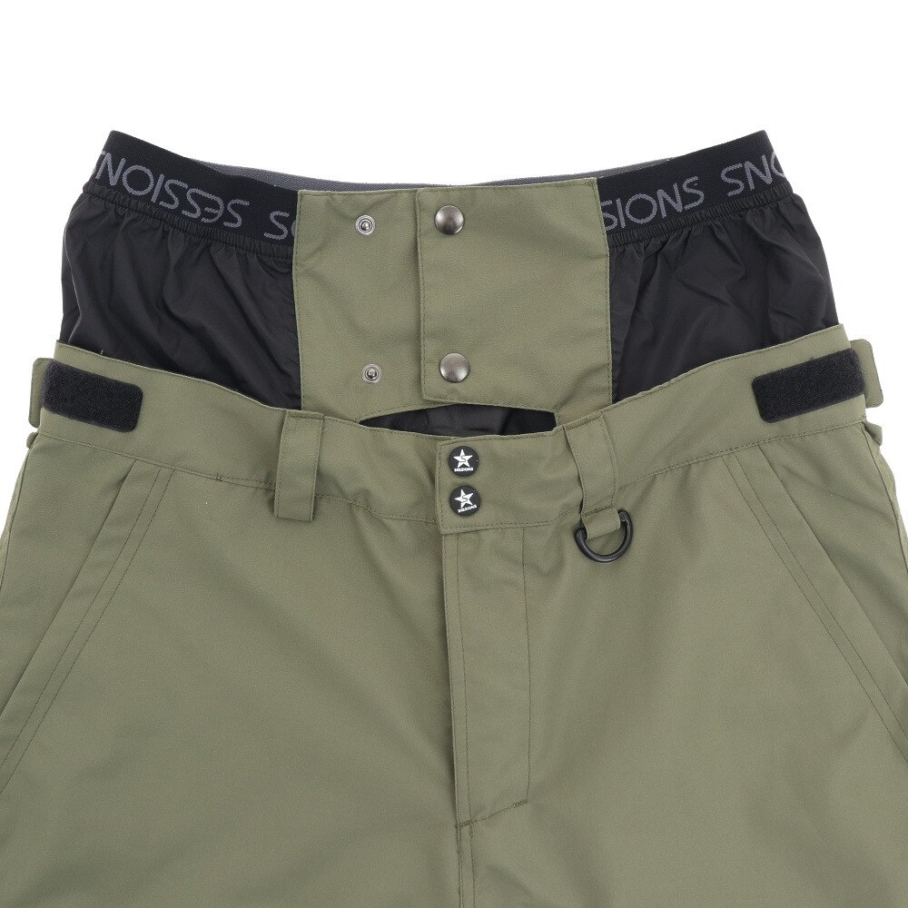 SESSIONS（メンズ）スノーボード ボードウェア パンツ SQUADRON パンツ SSFW210009J オリーブ