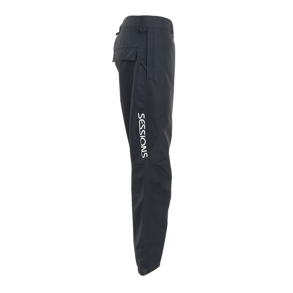 SESSIONS（メンズ）スノーボード ウェア パンツ メンズ  ブラック CAPITAL PANTS WWG SSFW210025J