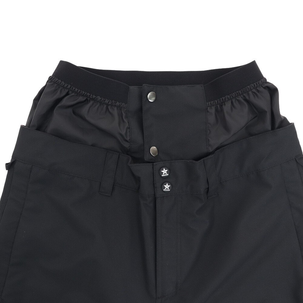 SESSIONS（メンズ）スノーボード ウェア パンツ メンズ  ブラック CAPITAL PANTS WWG SSFW210025J
