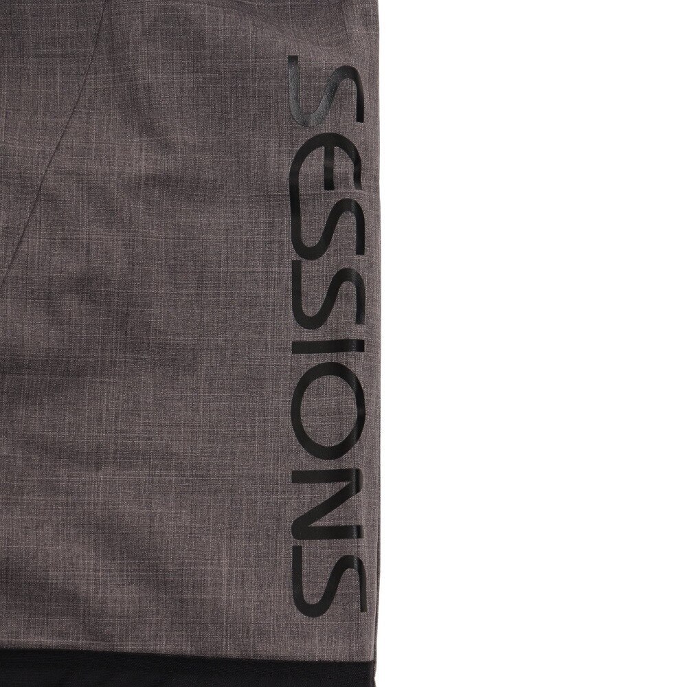 セッションズ（SESSIONS）（メンズ、レディース）スノーボード ボードウェア パンツ SIGNAL BIB SSFW220007 グレー