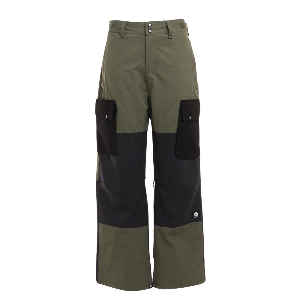 セッションズ（SESSIONS）（メンズ）スノーボード ボードウェア パンツ MAJOR カーゴパンツ WWG SSFW220008J オリーブ