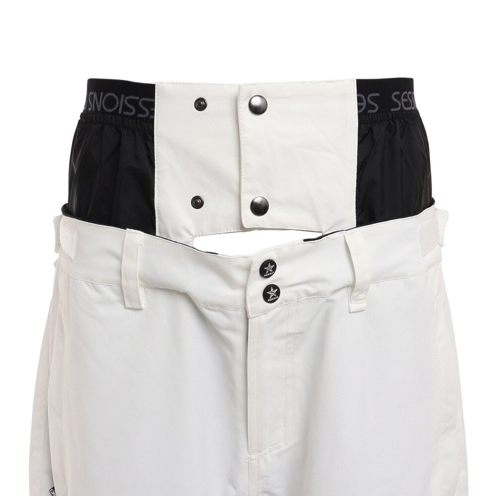 セッションズ（SESSIONS）（メンズ、レディース）スノーボード ボードウェア パンツ MAJOR カーゴパンツ WWG SSFW220008J WHT ホワイト