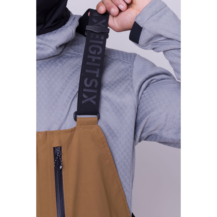 686（686）（メンズ）ボードウェア ビブパンツ ゴアテックス GORE-TEX STRETCH DISPATCH BIB M2W202 BREEN
