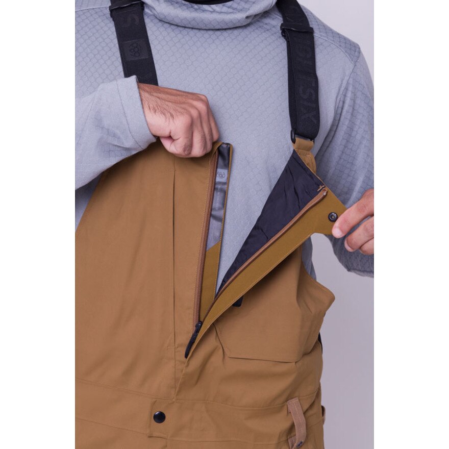 686（686）（メンズ）ボードウェア ビブパンツ ゴアテックス GORE-TEX STRETCH DISPATCH BIB M2W202 BREEN