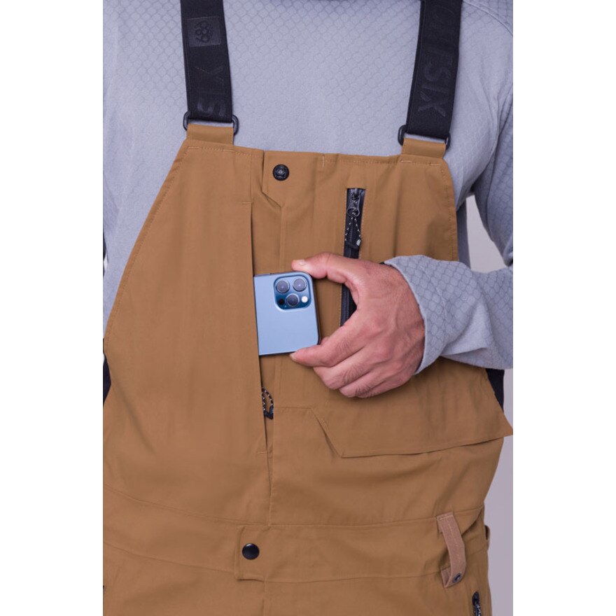 686（686）（メンズ）ボードウェア ビブパンツ ゴアテックス GORE-TEX STRETCH DISPATCH BIB M2W202 BREEN