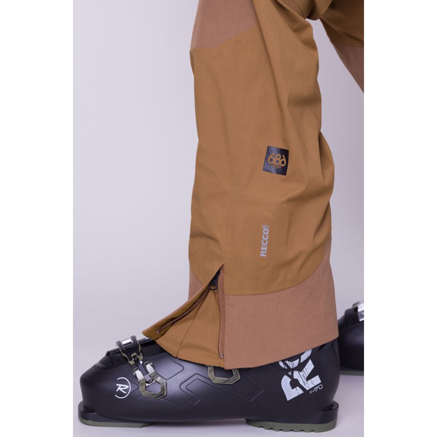 686（686）（メンズ）ボードウェア ビブパンツ ゴアテックス GORE-TEX STRETCH DISPATCH BIB M2W202 BREEN