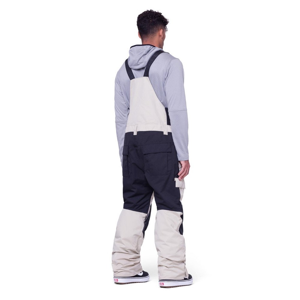 シックスエイトシックス（686）（メンズ）ボードウェア ビブパンツ HOT LAP INSULATED BIB M2W211 PUTTY CB
