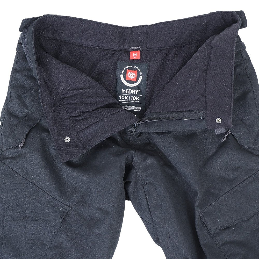 シックスエイトシックス（686）（メンズ）スノーボード ボードウェア パンツ Infinity Insulated Cargo Pant カーゴパンツ M2W213 BLACK ブラック