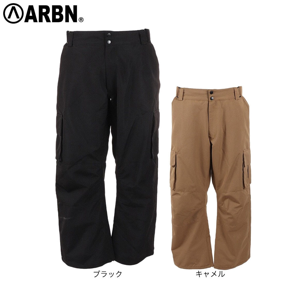 エアボーン（ARBN）（メンズ）22-23 スノーボード ボードウェア パンツ ABP12106 BLK ブラック スノボ 防水 撥水