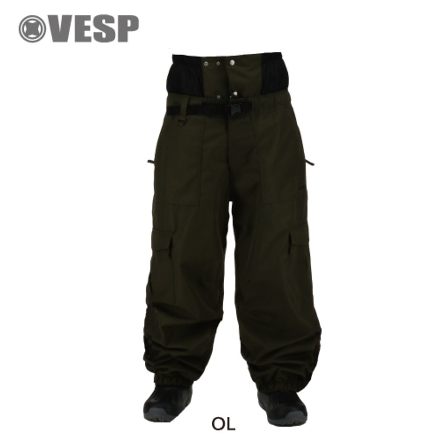 ベスプ（VESP）（メンズ）スノーボード ウェア パンツ Wide Jogger Easy Cargo Pants VPMP1044OL