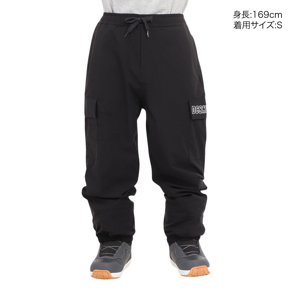 ディーシーシューズ（DC SHOES）（メンズ、レディース）スノーボード ウェア パンツ SNOW CARGO PANT 24SNDPT233902BLK