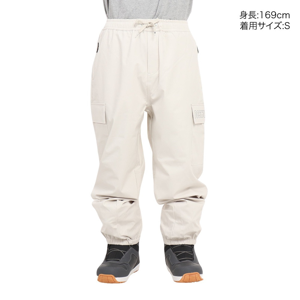 ディーシーシューズ（DC SHOES）（メンズ、レディース）スノーボード ウェア パンツ SNOW CARGO PANT 24SNDPT233902WHT