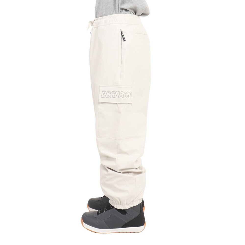 ディーシーシューズ（DC SHOES）（メンズ、レディース）スノーボード ウェア パンツ SNOW CARGO PANT 24SNDPT233902WHT