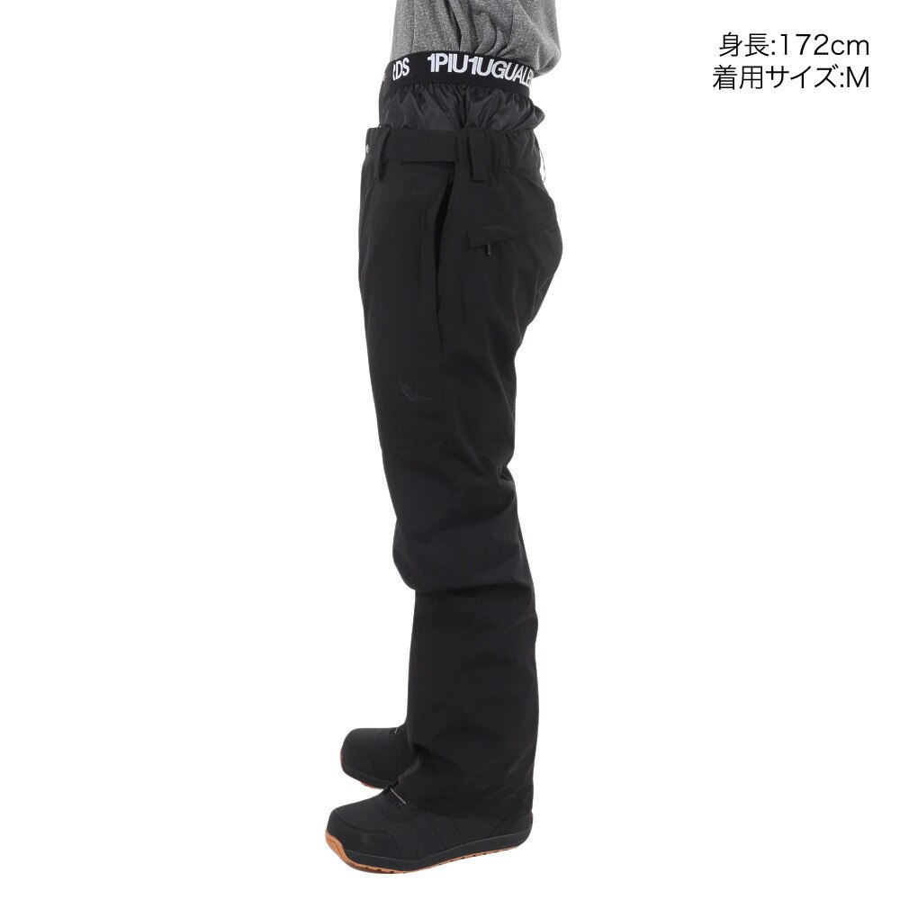 1PIU1UGUALE3 RELAX（1PIU1UGUALE3 RELAX）（メンズ）スノーボード ウェア パンツ BACK LOGO PANTS USM23OB00BLACK