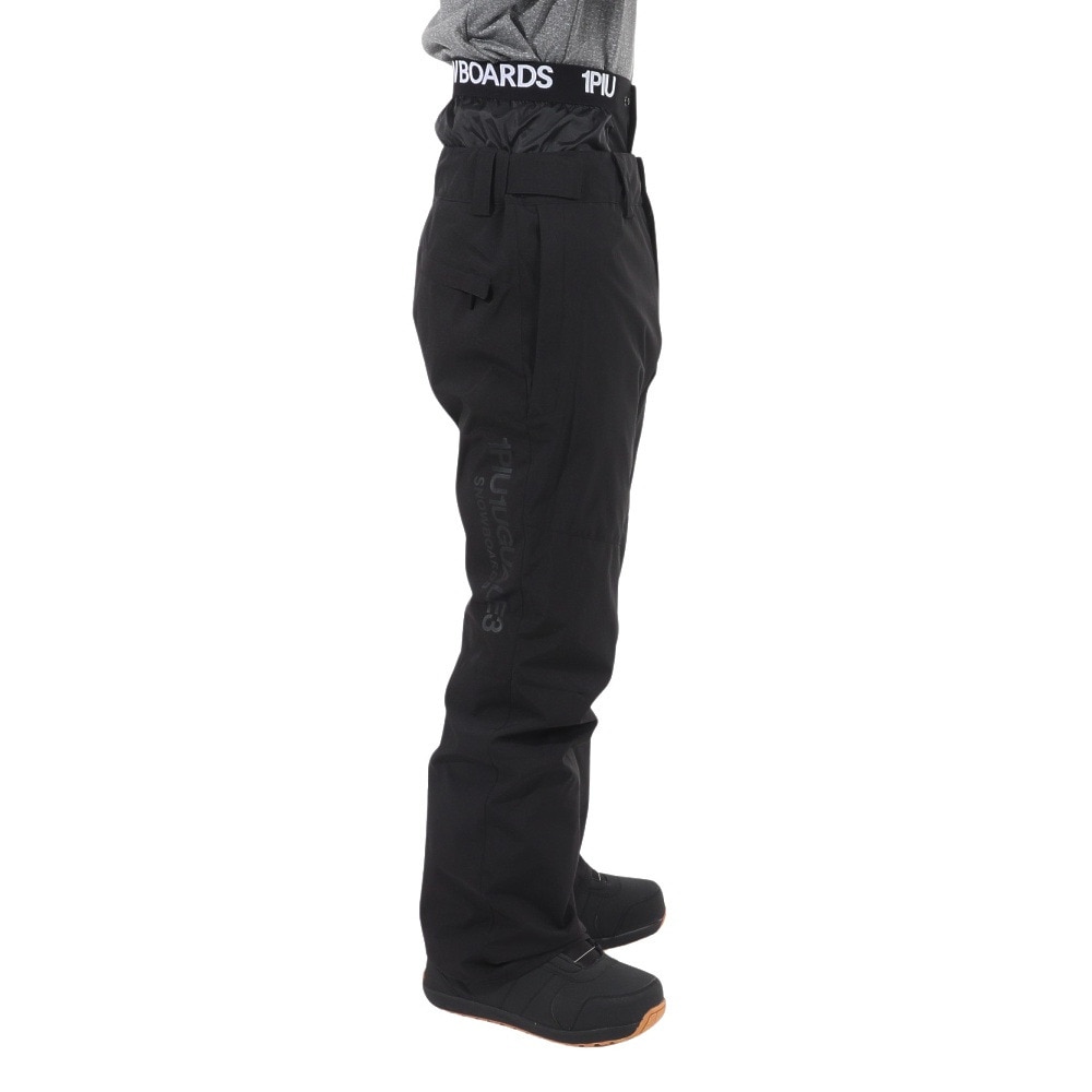 1PIU1UGUALE3 RELAX（1PIU1UGUALE3 RELAX）（メンズ）スノーボード ウェア パンツ BACK LOGO PANTS USM23OB00BLACK