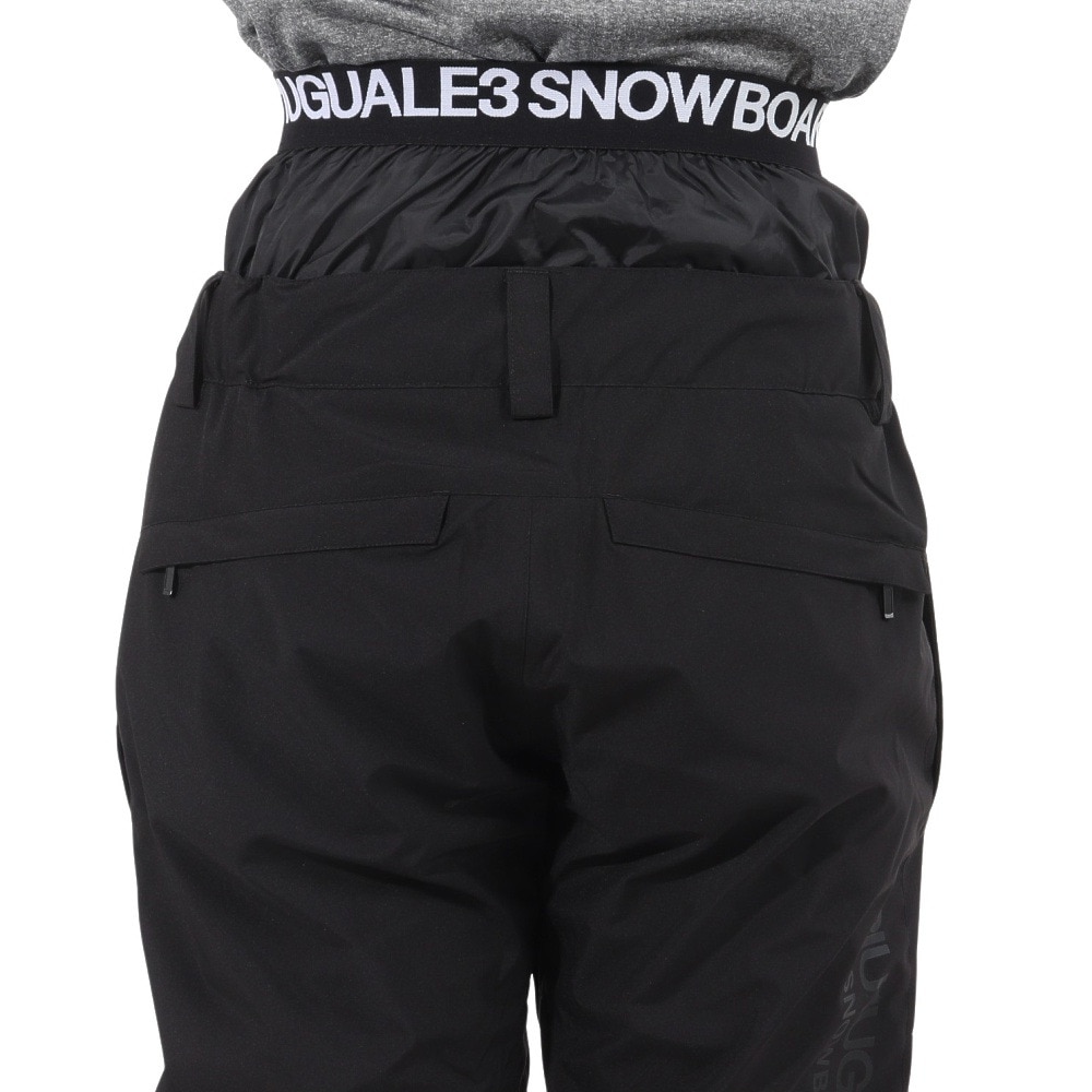 1PIU1UGUALE3 RELAX（1PIU1UGUALE3 RELAX）（メンズ）スノーボード ウェア パンツ BACK LOGO PANTS USM23OB00BLACK