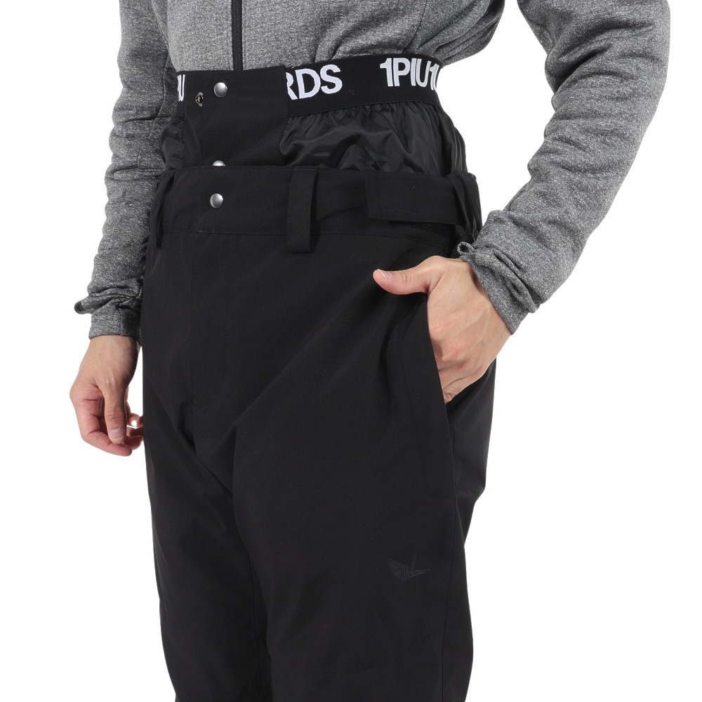 1PIU1UGUALE3 RELAX（1PIU1UGUALE3 RELAX）（メンズ）スノーボード ウェア パンツ BACK LOGO PANTS USM23OB00BLACK