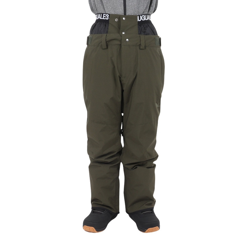 1PIU1UGUALE3 RELAX（1PIU1UGUALE3 RELAX）（メンズ）スノーボード ウェア パンツ BACK LOGO PANTS USM23OB00KHAKI