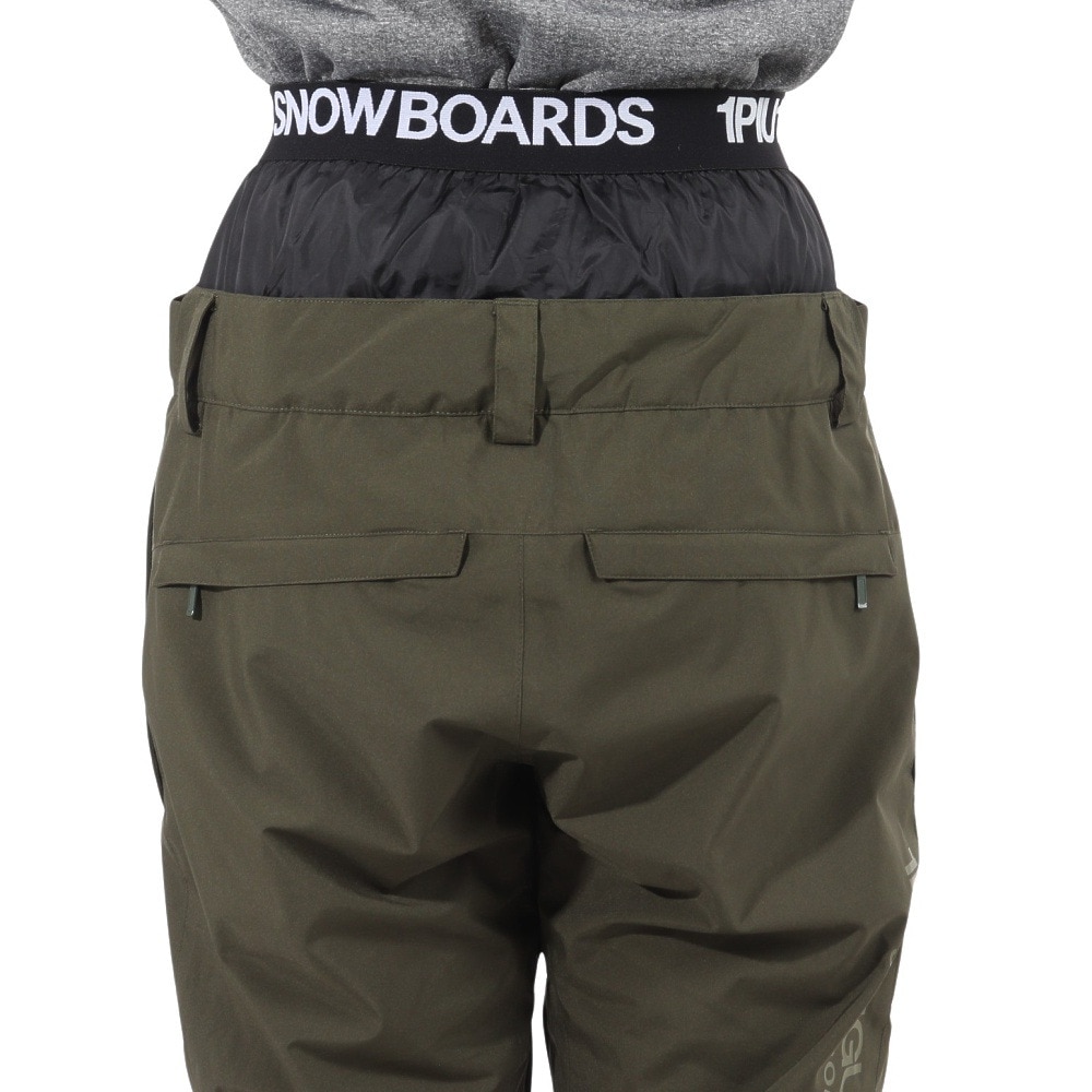1PIU1UGUALE3 RELAX（1PIU1UGUALE3 RELAX）（メンズ）スノーボード ウェア パンツ BACK LOGO PANTS USM23OB00KHAKI