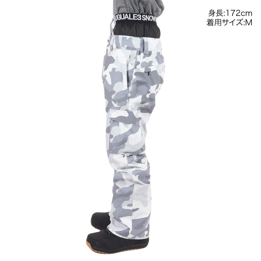 1PIU1UGUALE3 RELAX（1PIU1UGUALE3 RELAX）（メンズ）スノーボード ウェア パンツ SNOW FIELD PANTS USM23OB01WHITE1