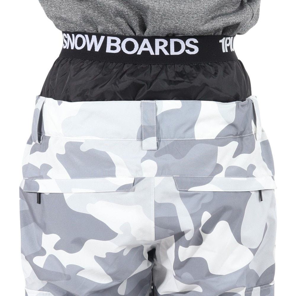 1PIU1UGUALE3 RELAX（1PIU1UGUALE3 RELAX）（メンズ）スノーボード ウェア パンツ SNOW FIELD PANTS USM23OB01WHITE1