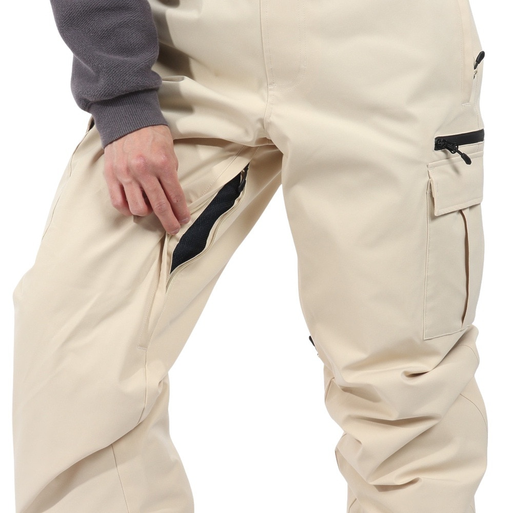 ハーレー（HURLEY）（メンズ）スノーボード ウェア パンツ スノー カーゴパンツ MSW2312043-BEG
